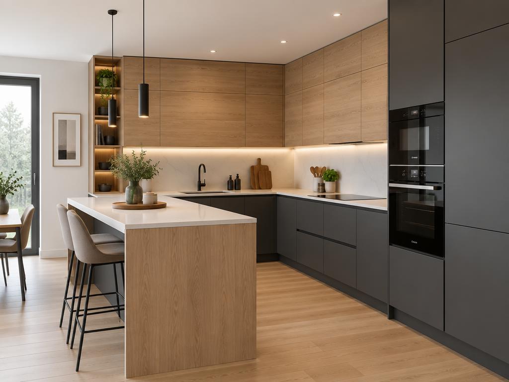 Cozinhas Moduladas — Armários, balcões e torres que aproveitam cada centímetro.