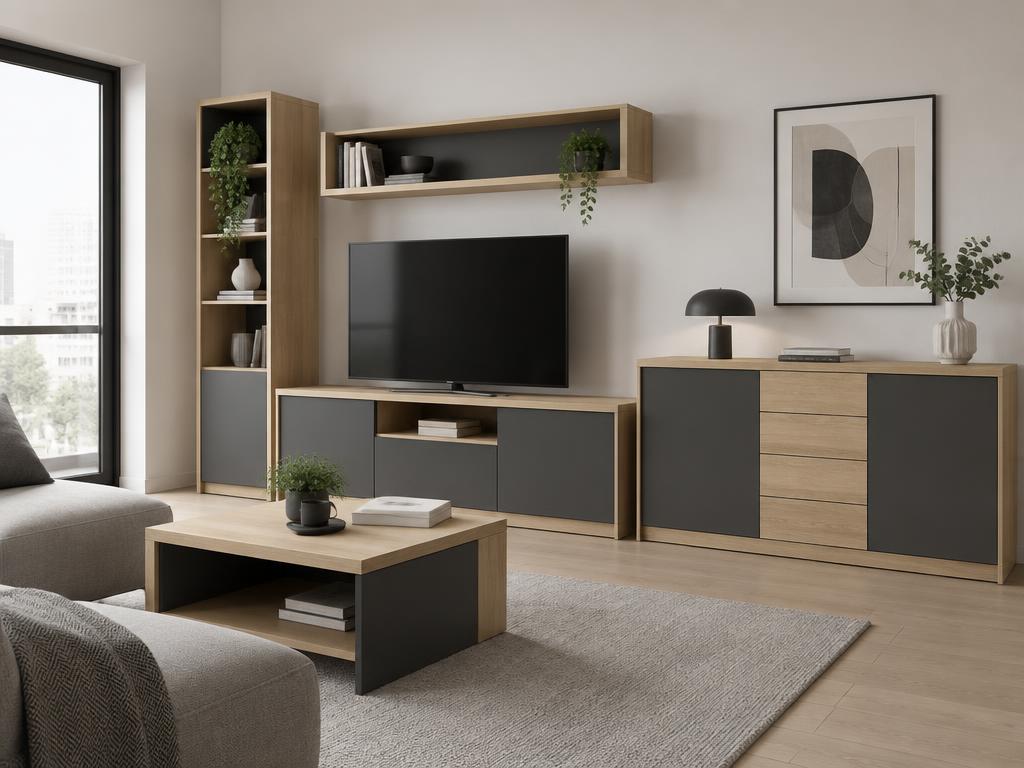 Móveis Modulados — Sala, home office e ambientes integrados.